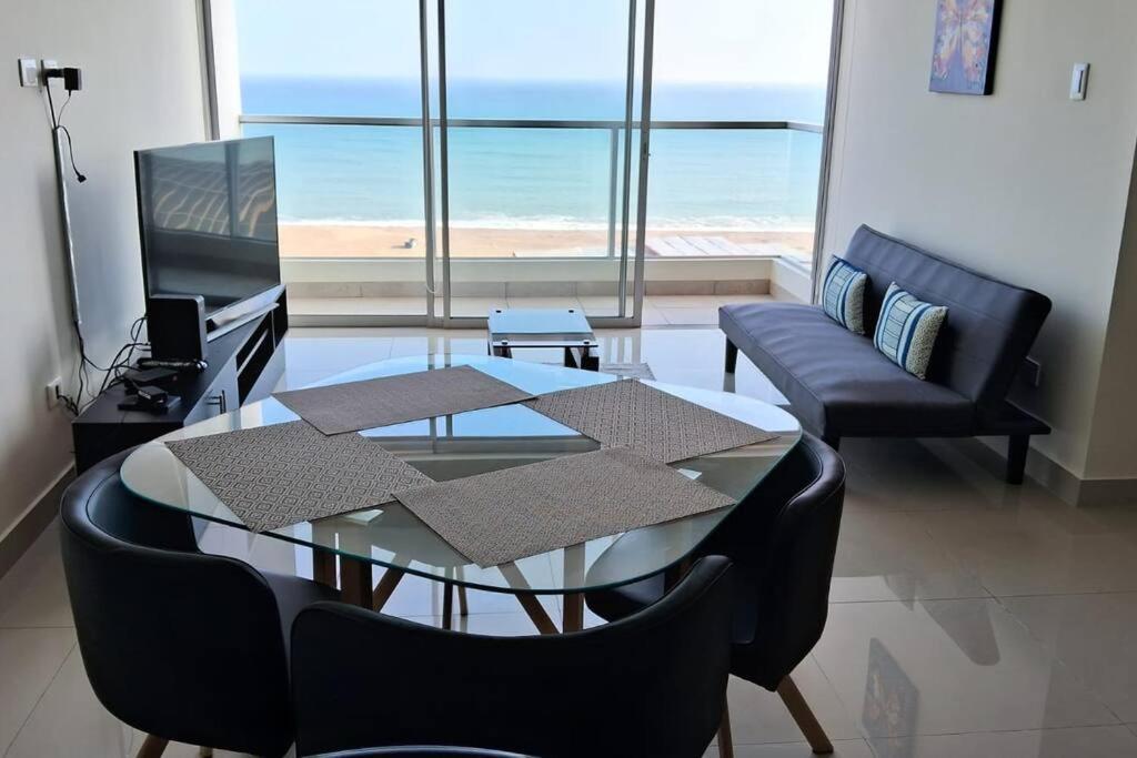 Apartamento De Estreno Con Balcon Frente Al Mar. ليما المظهر الخارجي الصورة